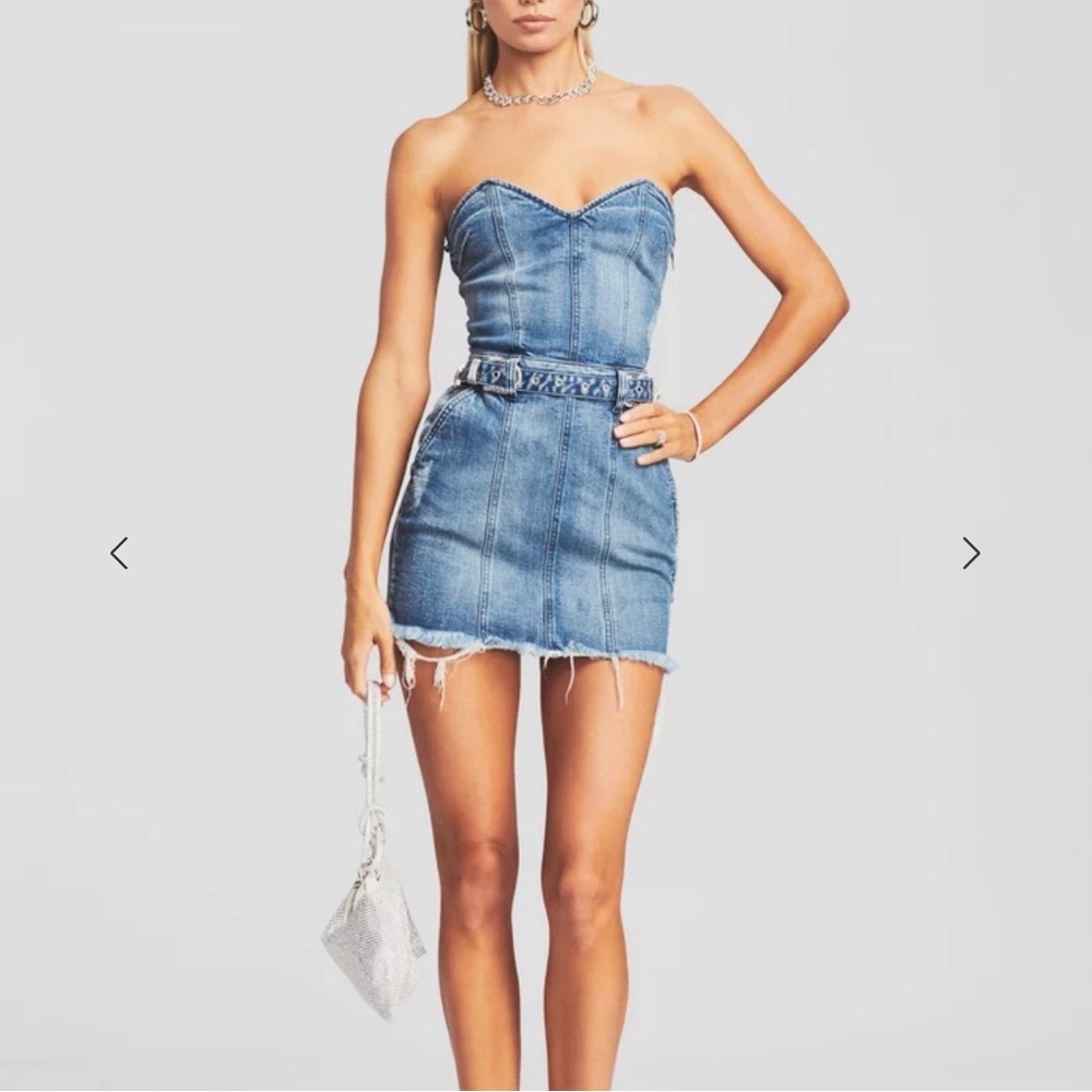 Retrofete Ashlyn Denim Dress NWT